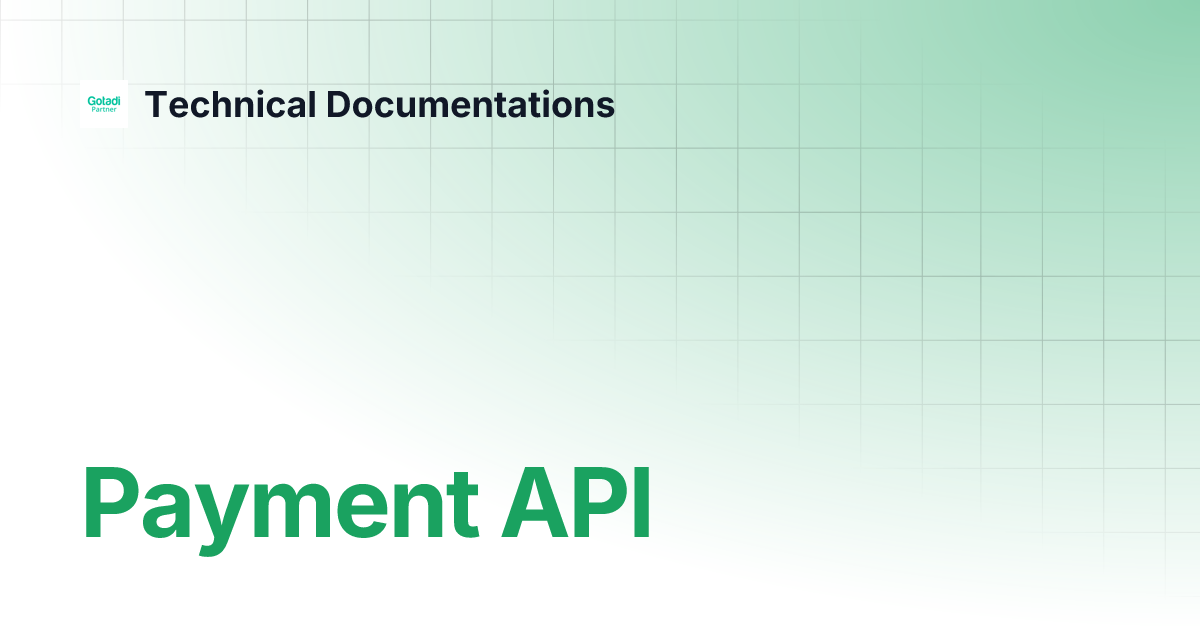 Payment API | Technical Documentations